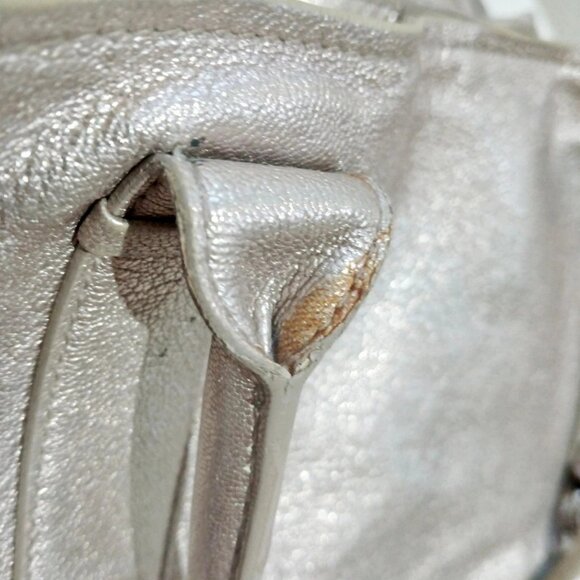 Auth Salvatore Ferragamo Vara - Light Pink Leather Tote Bag - Picture 7 of 10